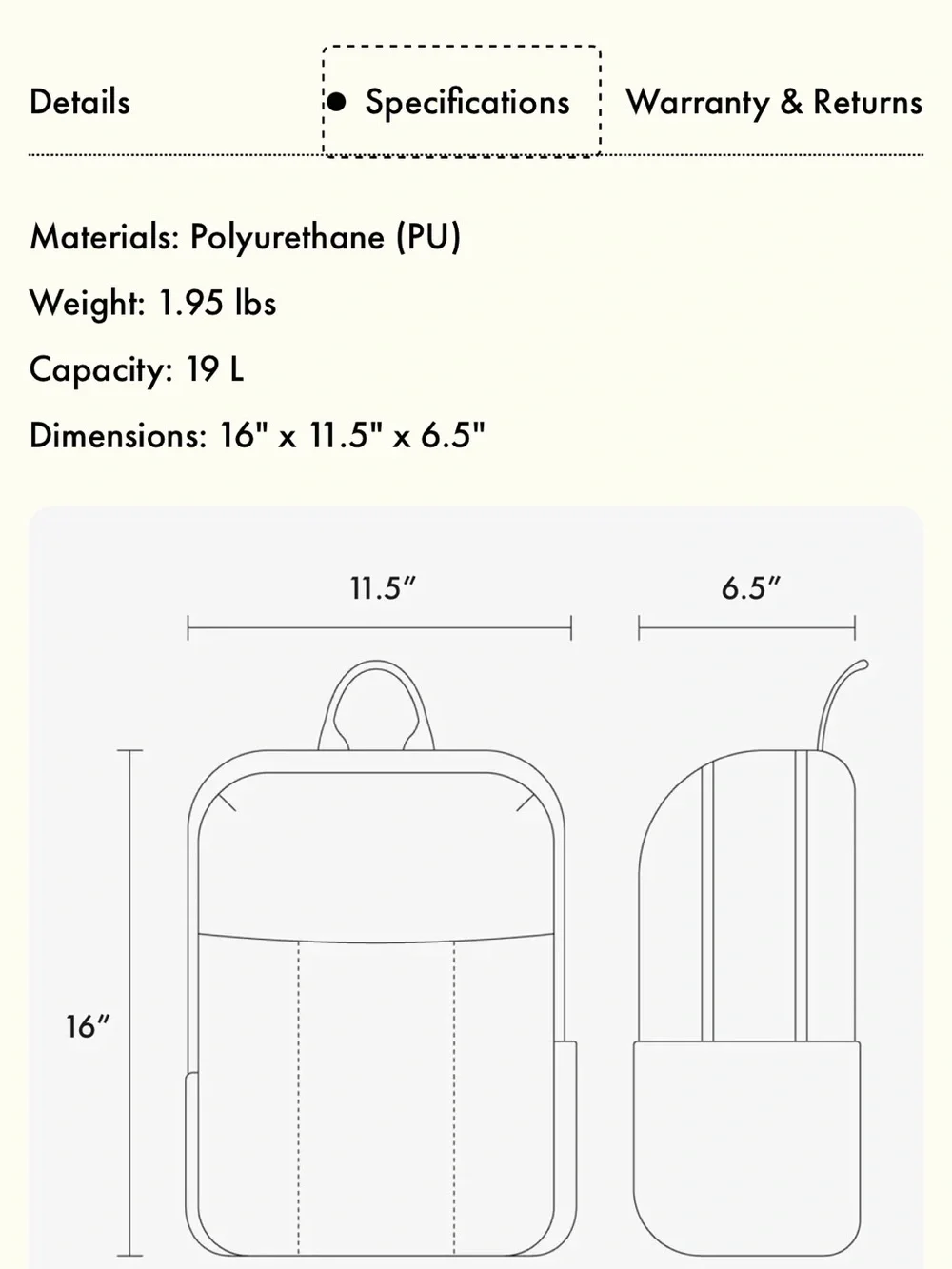 CALPAK Luka 15” Laptop Backpack in Gold